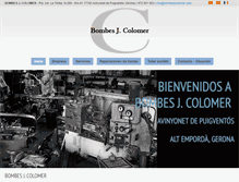 Tablet Screenshot of bombesjcolomer.com